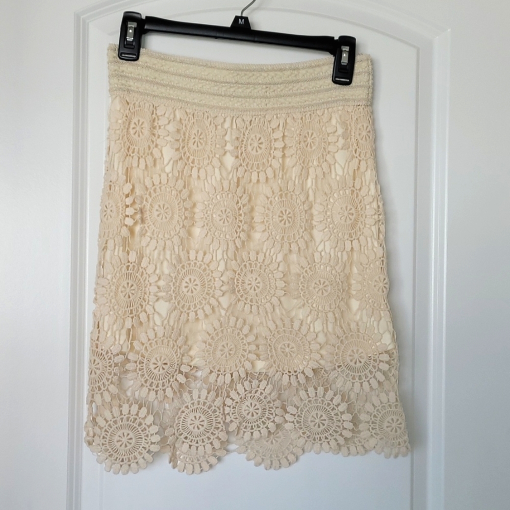 Blue Island lace Skirt